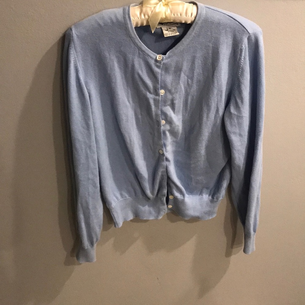 Lilly Pulitzer periwinkle blue cardigan
